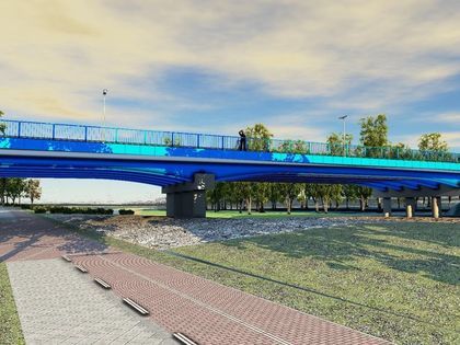 Budowa przeprawy mostowej w Krasnymstawie na rzece Wieprz