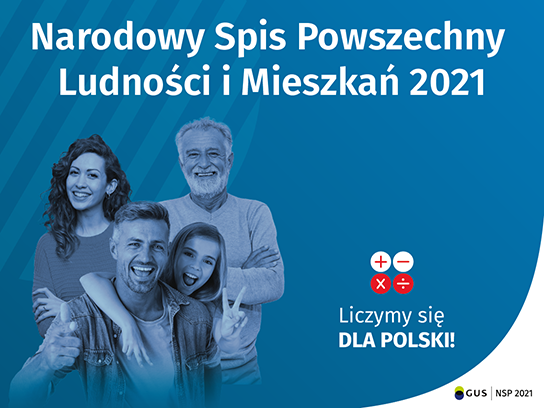 plakat narodowy spis powszechny 2021