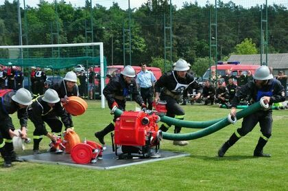 Miejsko - gminne zawody sportowo - pożarnicze