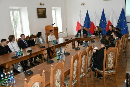 Wizyta młodzieżowych samorządowców z Biłgoraja w Krasnymstawie