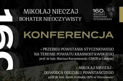 Konferencja z okazji 160. Rocznicy Wybuchu Powstania Styczniowego