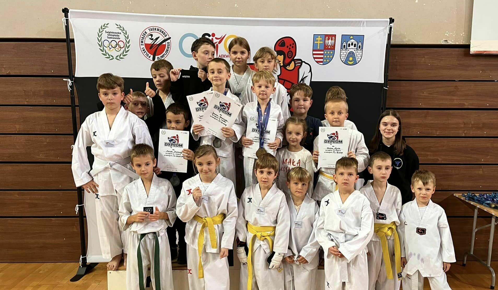 Góra medali taekwondoków Songo Krasnystaw