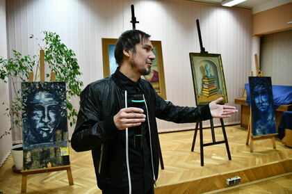 Uroczyste otwarcie wystawy malarstwa Marcina Stecia