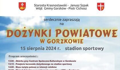 Dożynki Powiatu Krasnostawskiego 2024 [PROGRAM]