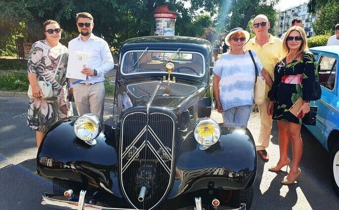 Zwycięzcy Konkursu Elegancji w ramach VIII Chmielakowego Zlotu Weteranów Szos