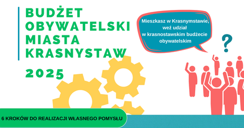 Budżet Obywatelski Miasta Krasnystaw na 2025 r. - informacje dla mieszkańców