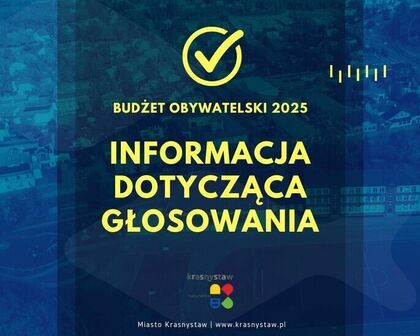 Informacja dotycząca kolejności projektów na karcie do głosowania