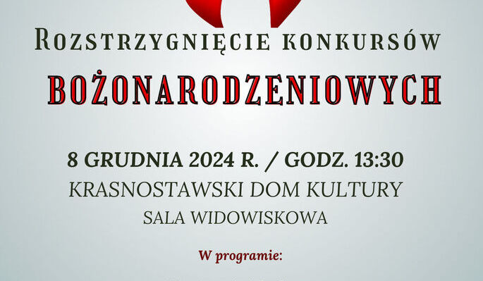 Konkursy Bożonarodzeniowe w KDK