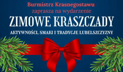 Zimowe Kraszczady - zapraszamy na jarmark, otwarcie lodowiska i miejską wigilię