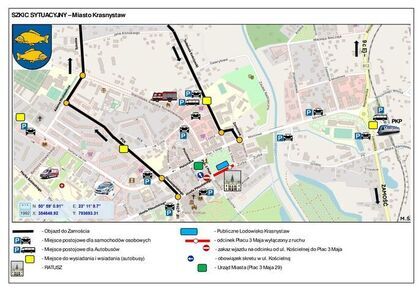 Zmiana organizacji ruchu w czasie Jarmarku Bożonarodzeniowego oraz w okresie funkcjonowania lodowiska miejskiego  