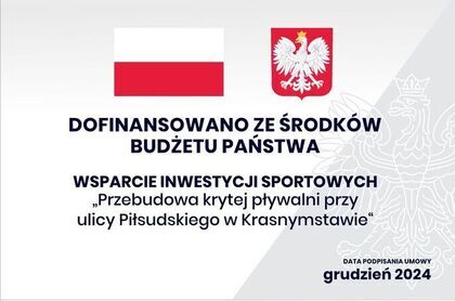 Przebudowa krytej pływalni przy ul. Piłsudskiego w Krasnymstawie