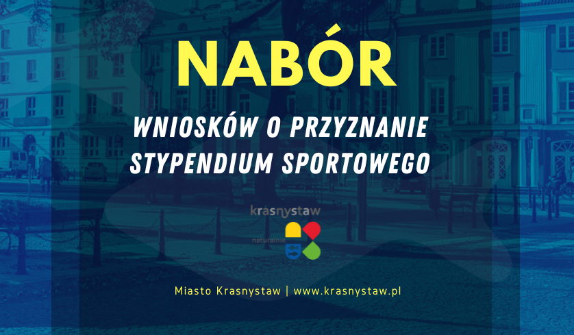 Nabór wniosków o przyznanie stypendium sportowego