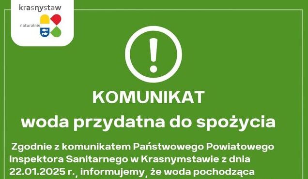 Uwaga!!! Komunikat w sprawie zdatności wody do spożycia [AKTUALIZACJA]