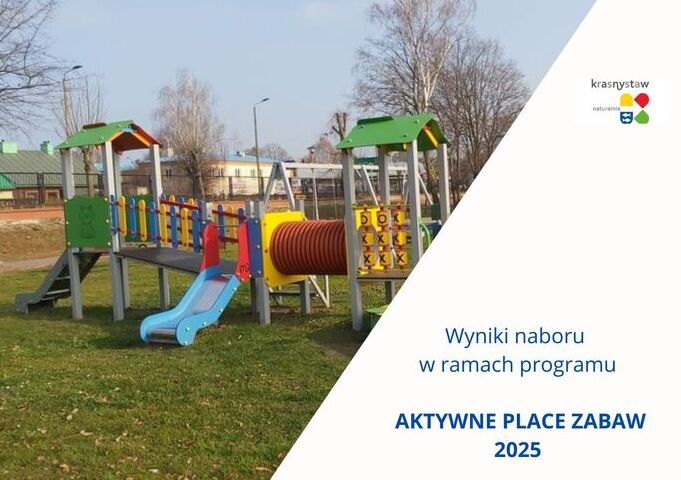 Wyniki naboru w ramach programu Aktywne Place Zabaw 2025