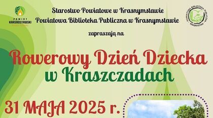 Zaproszenie na „Rowerowy Dzień Dziecka w Kraszczadach”