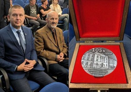 Medal 105-lecia Lubelskiego Urzędu Wojewódzkiego dla Jana Henryka Cichosza – zasłużone uznanie dla nestora regionalnej kultury