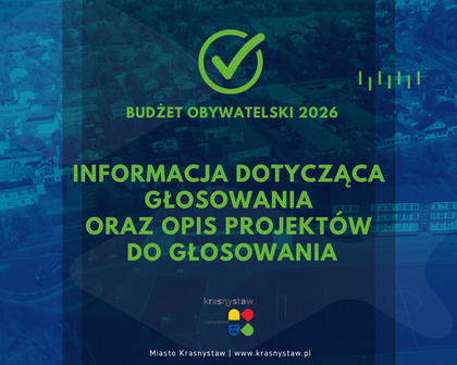 Informacja dotycząca głosowania oraz opis projektów do głosowania