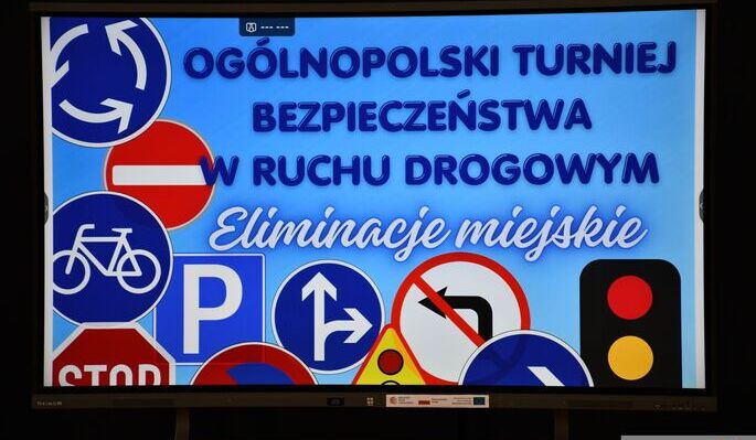 Miejskie eliminacje Ogólnopolskiego Turnieju Bezpieczeństwa w Ruchu Drogowym