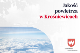 Grafika ilustracyjna - Jakość powietrza w Krośniewicach