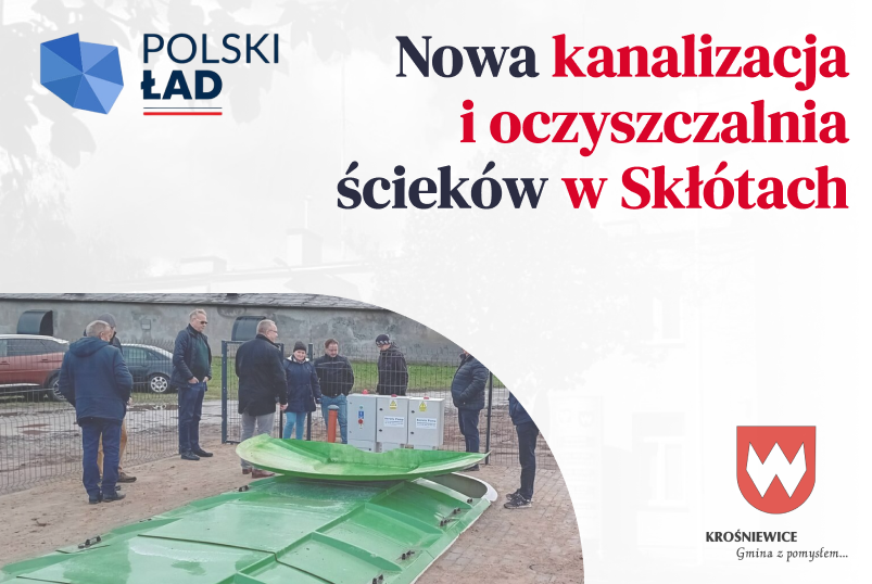 Zakończenie budowy nowej kanalizacji i oczyszczalni ścieków na terenie osiedla Skłóty!