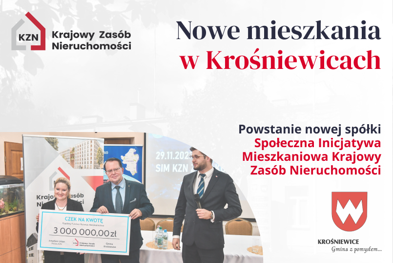 Nowe mieszkania w Krośniewicach