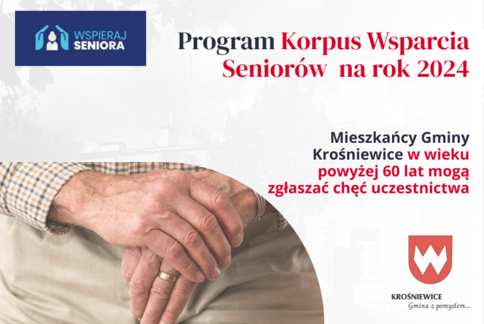 Program Korpus Wsparcia Seniorów  na rok 2024