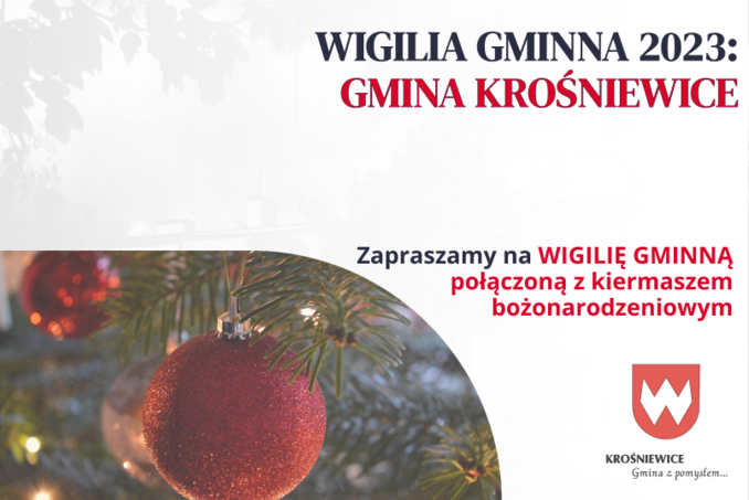 WIGILIA GMINNA 2023: GMINA KROŚNIEWICE