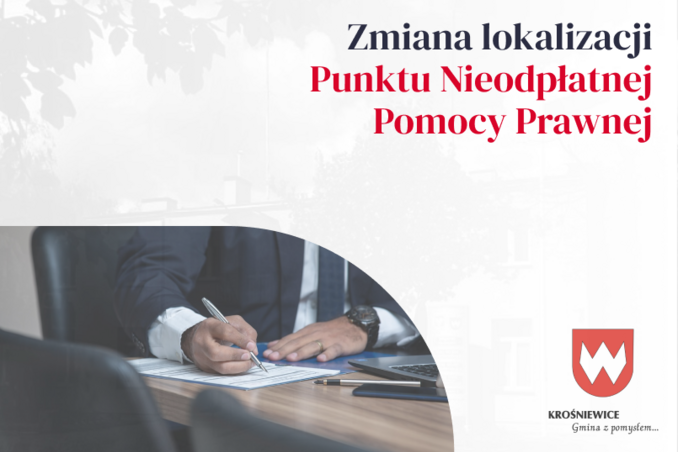 Zmiana lokalizacji punktu nieodpłatnej pomocy prawnej