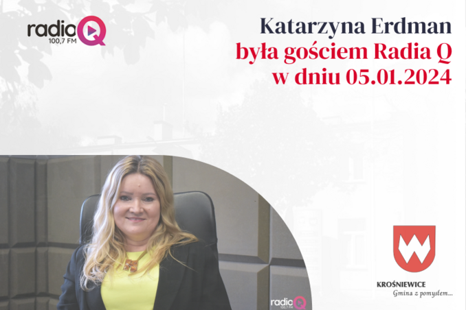 [Radio Q] Katarzyna Erdman była gościem Radia Q w dniu 05.01.2024