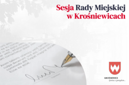 Grafika ilustracyjna Sesji Rady Miejskiej w Krośniewicach