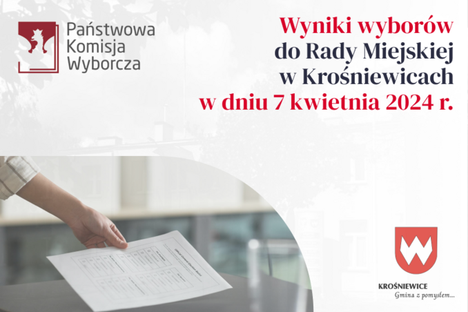 Wyniki wyborów do Rady Miejskiej w Krośniewicach w dniu 7 kwietnia 2024 r.
