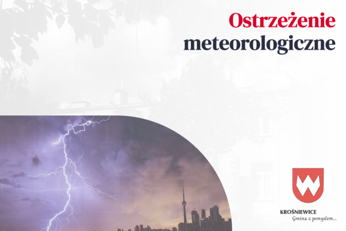 Ostrzeżenie meteorologiczne - Burze - 22.07.2024