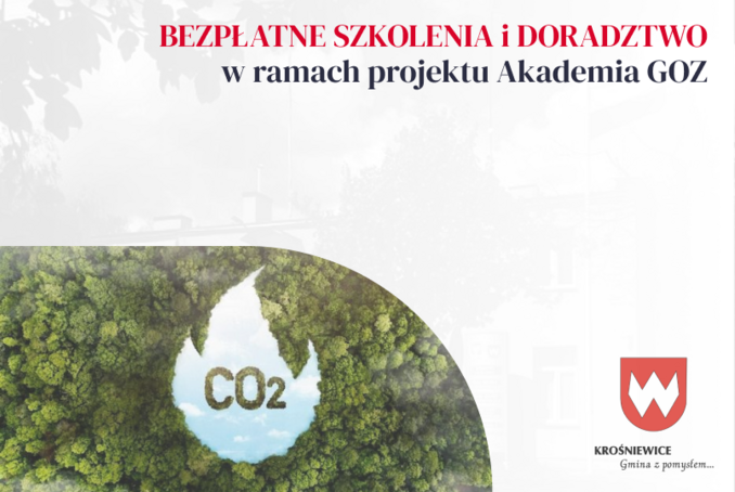 BEZPŁATNE SZKOLENIA i DORADZTWO w ramach projektu
Akademia GOZ