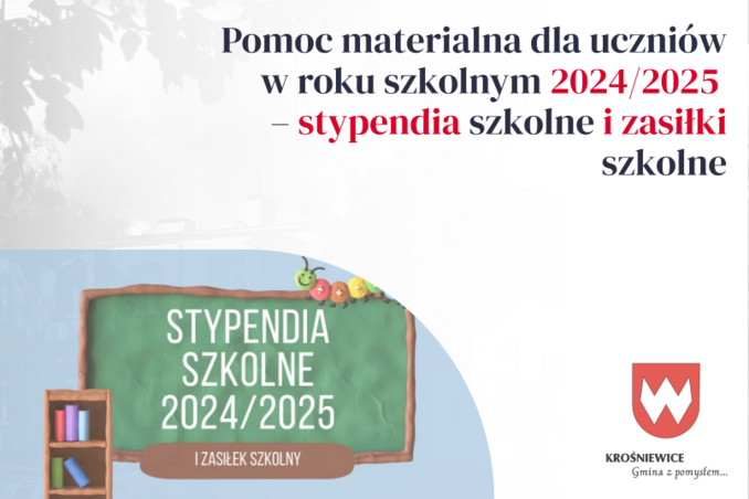 Pomoc materialna dla uczniów w roku szkolnym 2024/2025 – stypendia szkolne i zasiłki szkolne