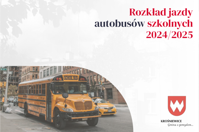 Rozkład jazdy autobusów szkolnych 2024/2025