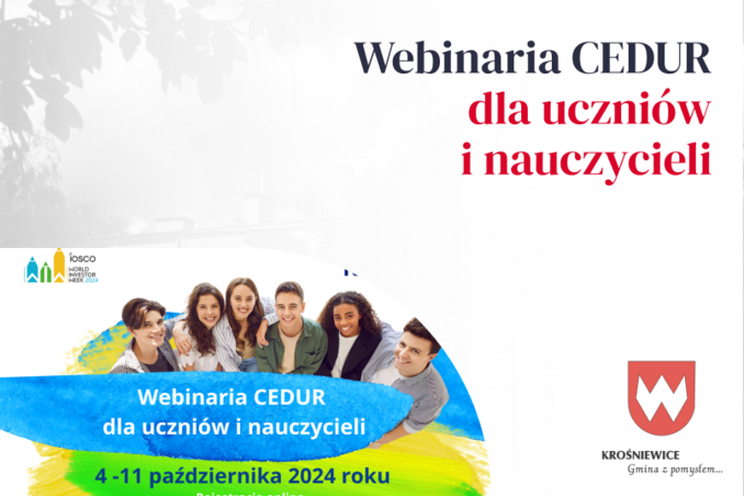 Webinaria CEDUR dla uczniów szkół ponadpodstawowych i nauczycieli