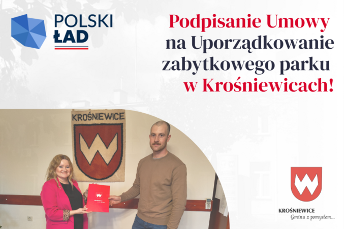 Uporządkowanie zabytkowego parku w Krośniewicach!