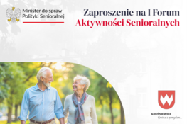 Grafika dekoracyjna - zaproszenie na pierwsze forum aktywności sernioralnych