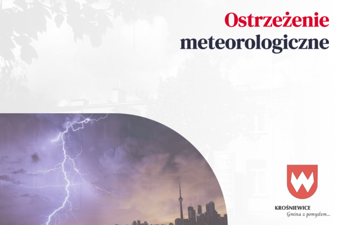 Ostrzeżenie meteorologiczne - Silny wiatr