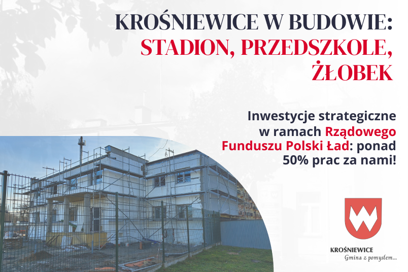 KROŚNIEWICE W BUDOWIE: STRATEGICZNE PROJEKTY NA PÓŁMETKU