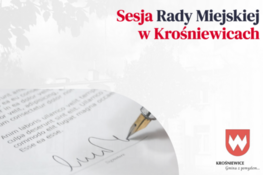 Grafika dekoracyjna - Sesja Rady Miejskiej w Krośniewicach