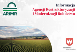 Grafika dekoracyjna - Informacja Agencji Restrukturyzacji i Modernizacji Rolnictwa