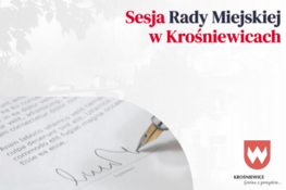 Grafika dekoracyjna - Sesja Rady Miejskiej w Krośniewicach
