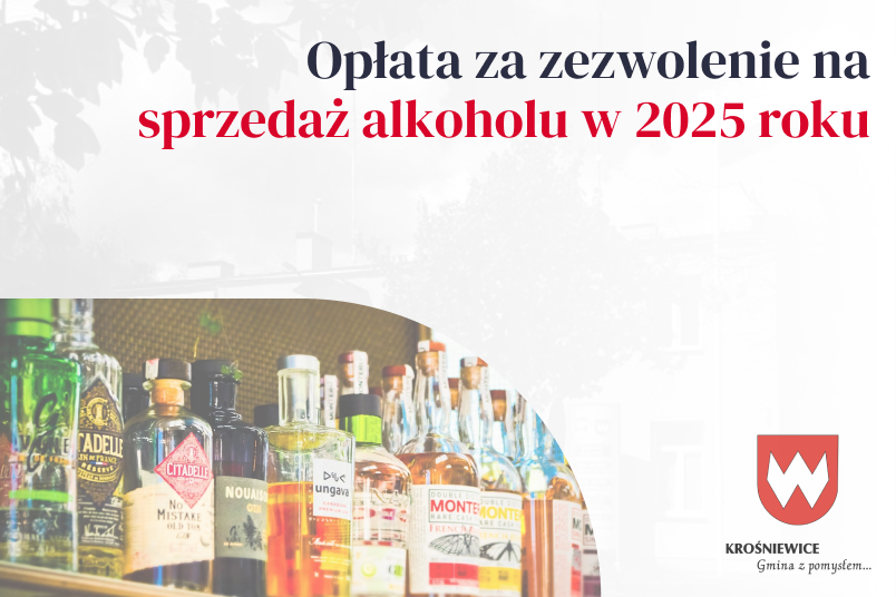 Informacja dla przedsiębiorców prowadzących sprzedaż napojów alkoholowych
