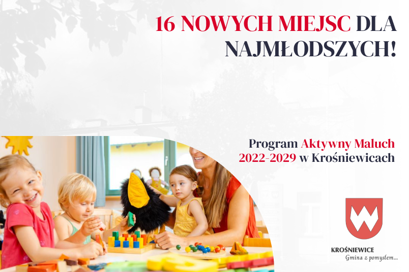 Nowe miejsca opieki w Żłobku Gminnym w Krośniewicach – Burmistrz podpisała umowę na dofinansowanie
