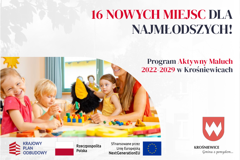 Nowe miejsca opieki w Żłobku Gminnym w Krośniewicach – Burmistrz podpisała umowę na dofinansowanie