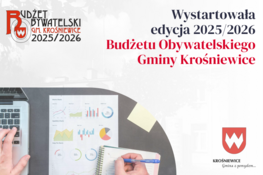 Grafika dekoracyjna - wystartowała edycja 2025/2026 Budżetu Obywatelskiego Gminy Krośniewice