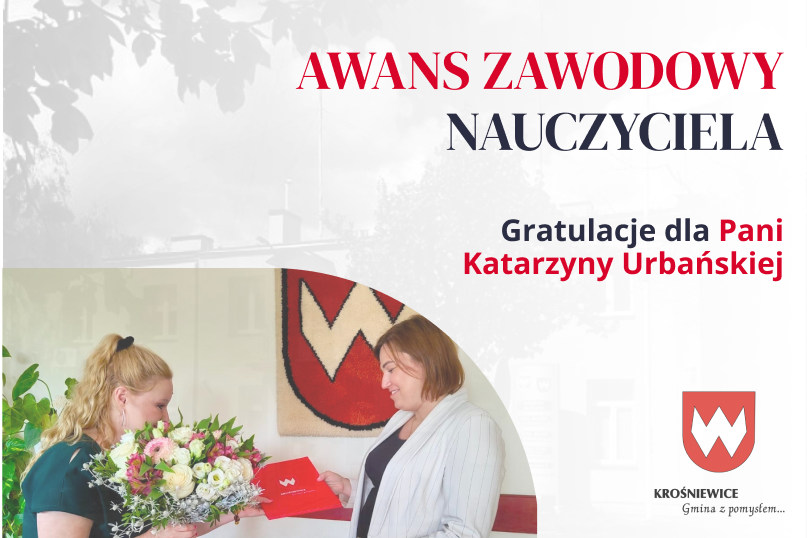 Uhonorowanie pracy nauczyciela ze Szkoły Podstawowej im. Władysława Andersa w Nowem