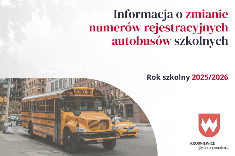 Nowe numery rejestracyjne autobusów szkolnych