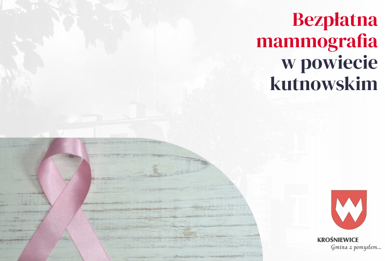 Bezpłatna mammografia na terenie powiatu kutnowskiego - wrzesień 2025 r.